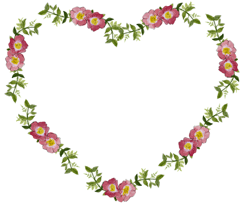 Floral Frame Transparent PNG Image