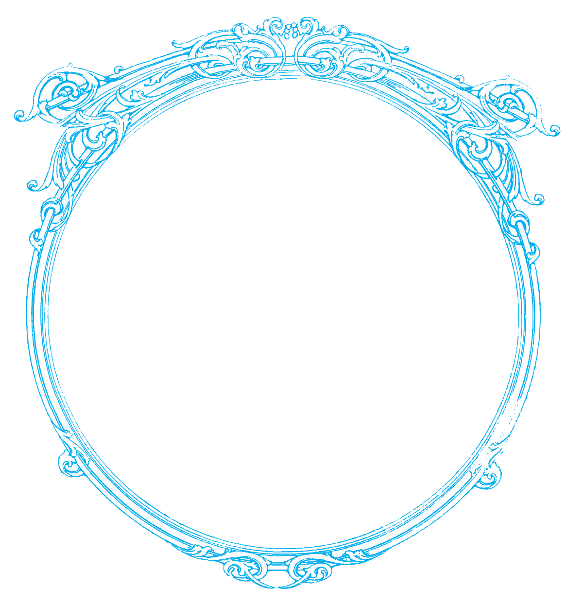 Round Frame Picture Transparent PNG Image