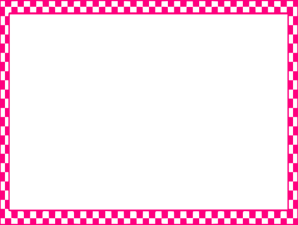 Pink Border Frame Transparent PNG Image