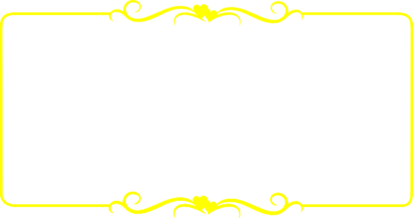 Yellow Border Frame Transparent Picture Transparent PNG Image