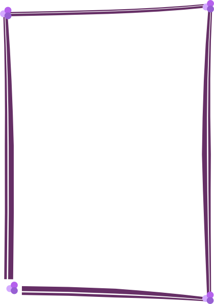 Purple Border Frame Image Transparent PNG Image