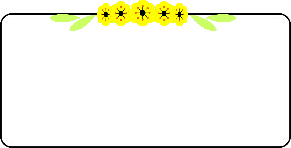 Yellow Border Frame Image Transparent PNG Image