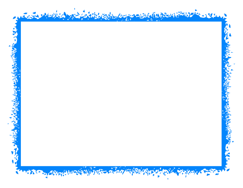 Blue Border Frame Hd Transparent PNG Image