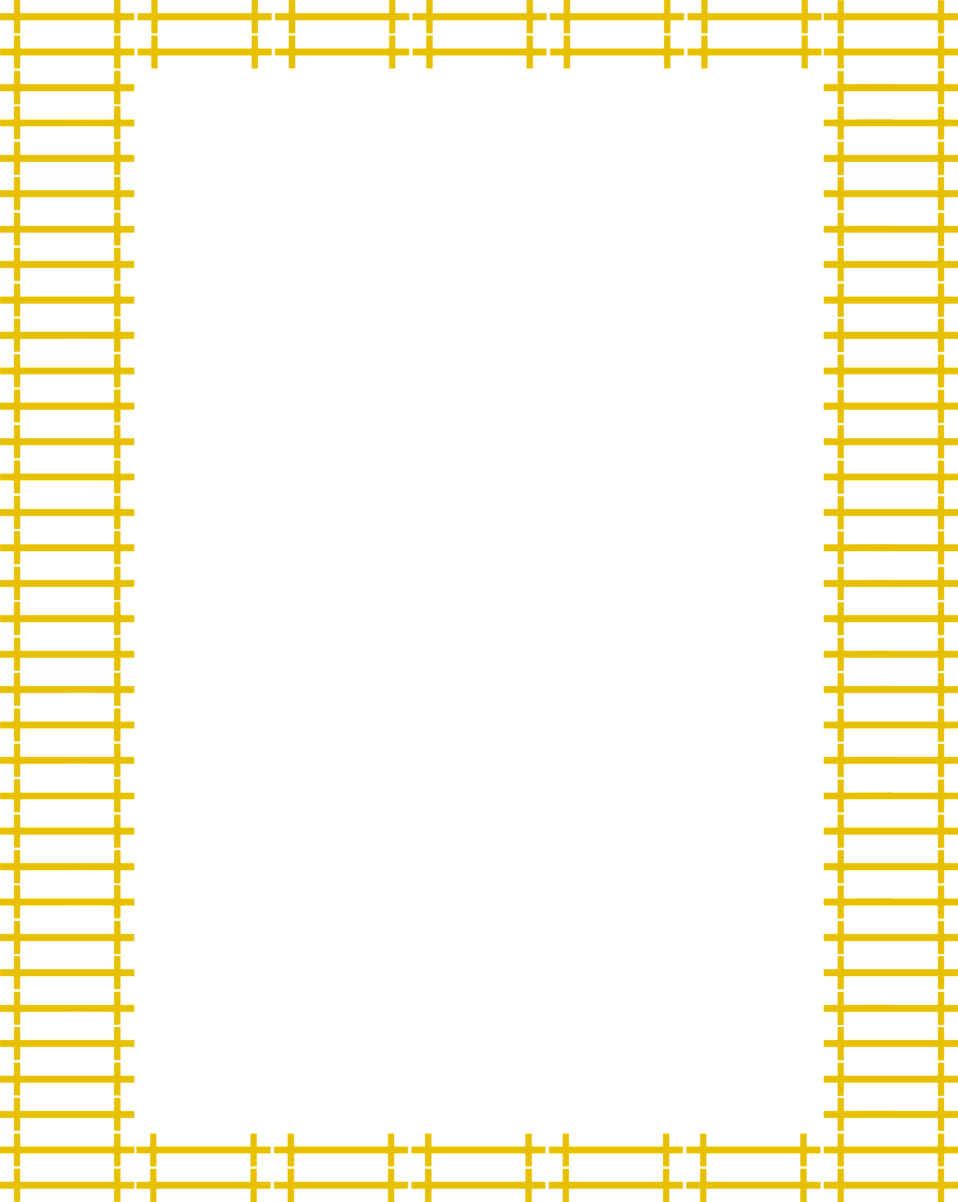 Yellow Border Frame Transparent Image Transparent PNG Image