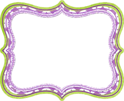 Purple Border Frame Transparent PNG Image