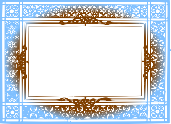 Brown Border Frame File Transparent PNG Image