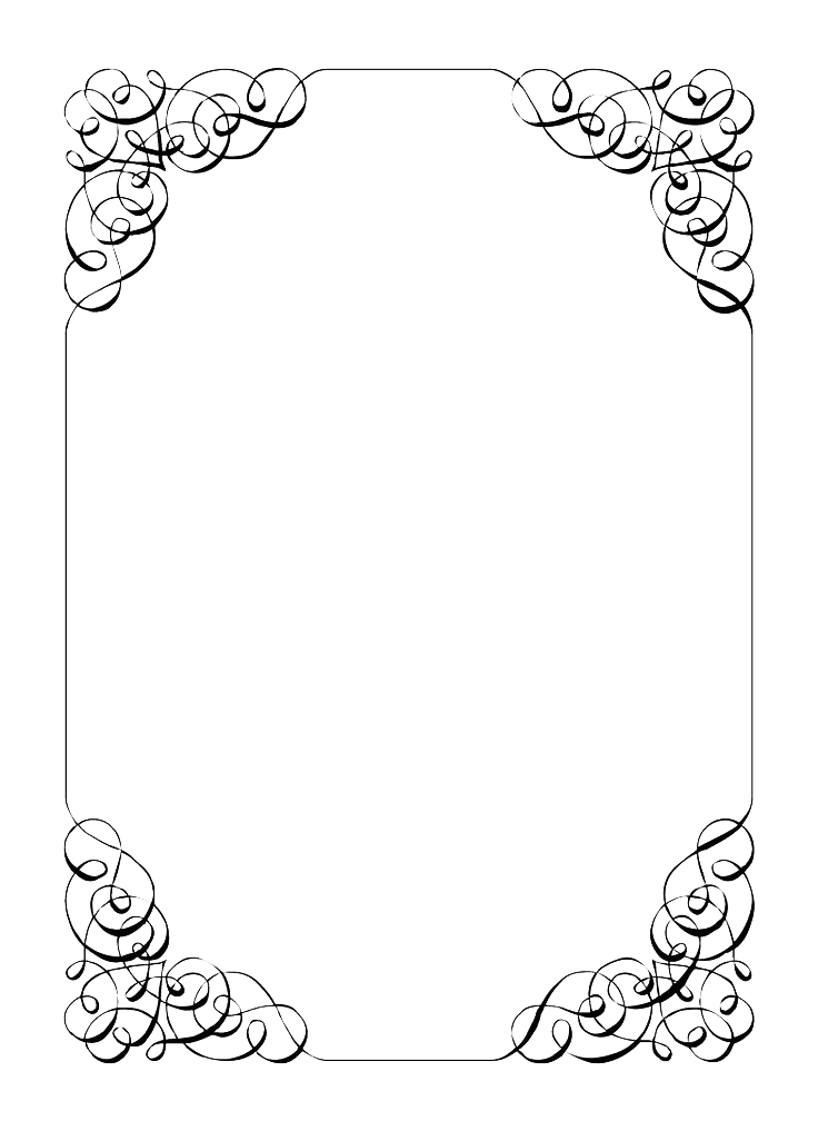 Wedding Invitation Border File Transparent PNG Image