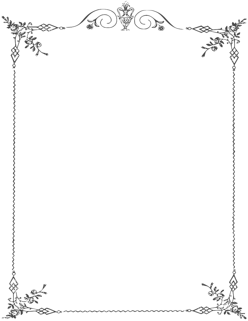 White Border Frame Clipart Transparent PNG Image