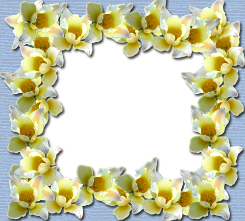 Yellow Border Frame File Transparent PNG Image