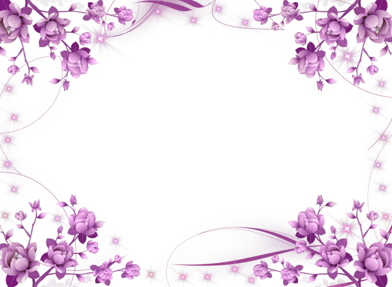 Purple Border Frame Hd Transparent PNG Image