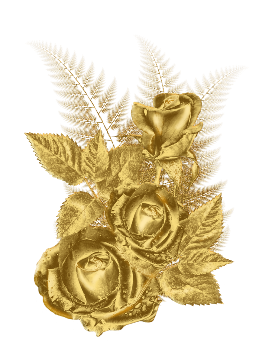 Gold Flower Frame Transparent Transparent PNG Image