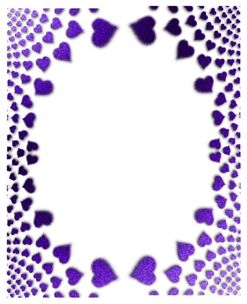 Purple Border Frame Transparent Transparent PNG Image