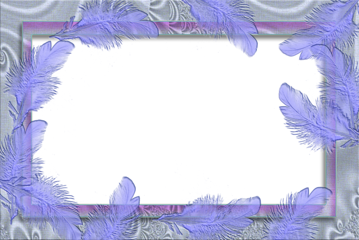 Purple Border Frame Photo Transparent PNG Image