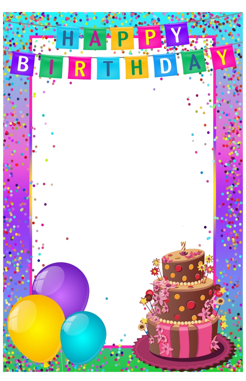 Frame Birthday Free Photo Transparent PNG Image