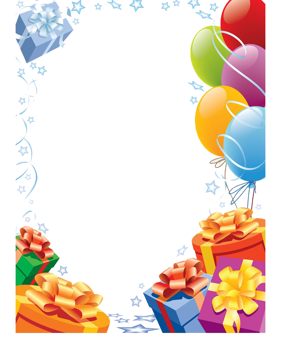 Pic Frame Birthday Balloons Free Clipart HD Transparent PNG Image