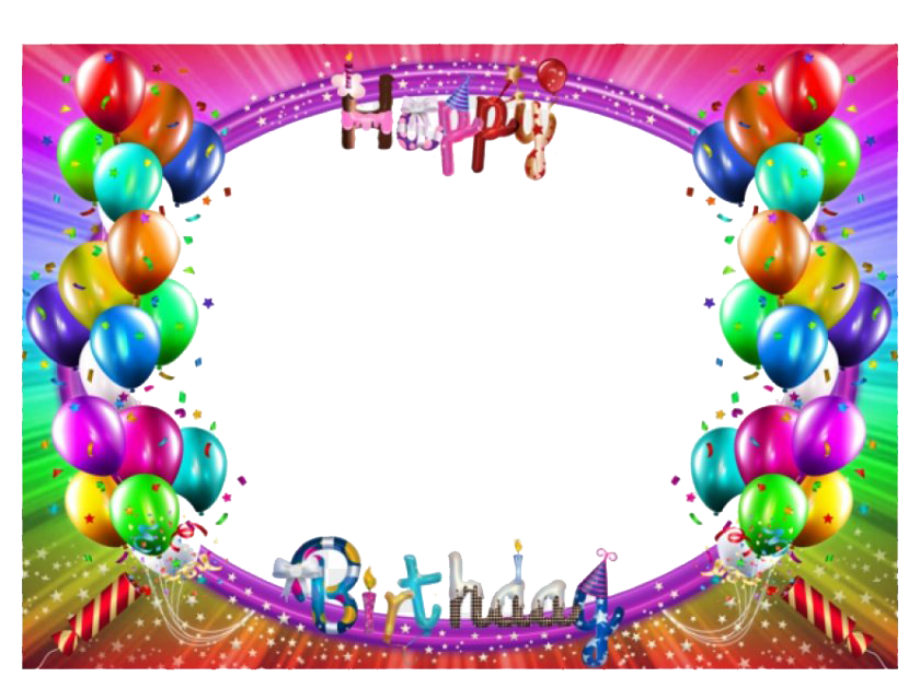 Frame Birthday Happy Free Download PNG HD Transparent PNG Image