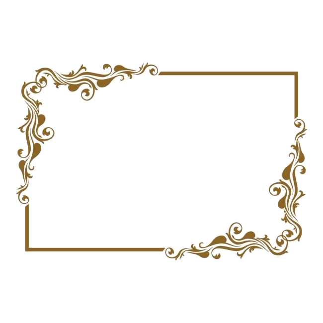 Decorative Frame Retro Gold HQ Image Free Transparent PNG Image