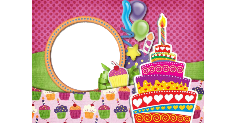 Picture Frame Birthday Happy Free Download PNG HD Transparent PNG Image