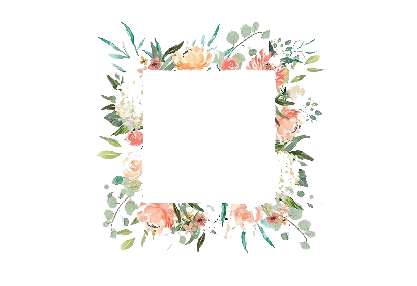 Watercolor Floral Frame Flower Free HD Image Transparent PNG Image