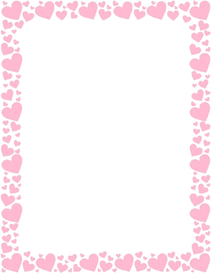 Girly Border Free HQ Image Transparent PNG Image