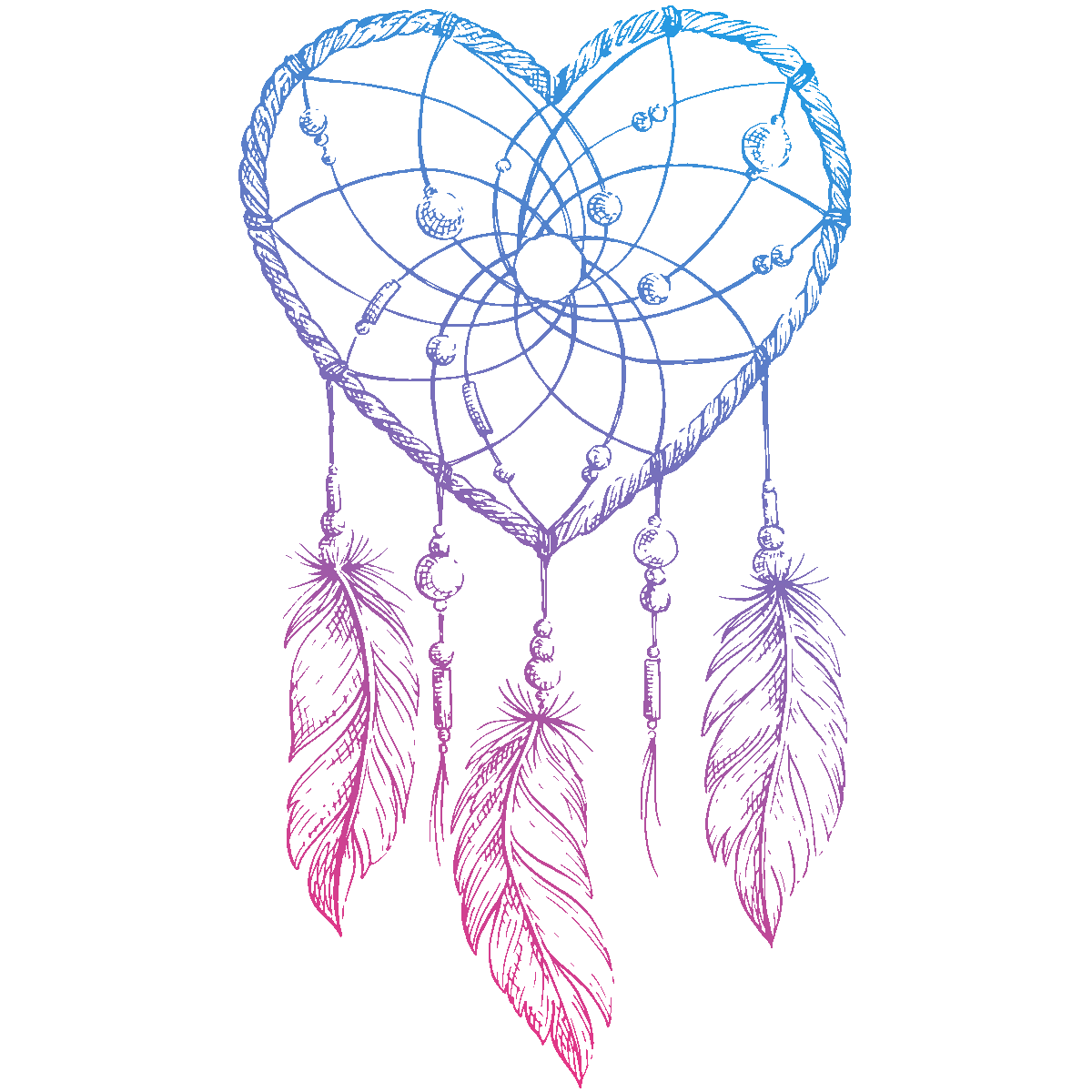 Drawing Dreamcatcher PNG Image High Quality Transparent PNG Image