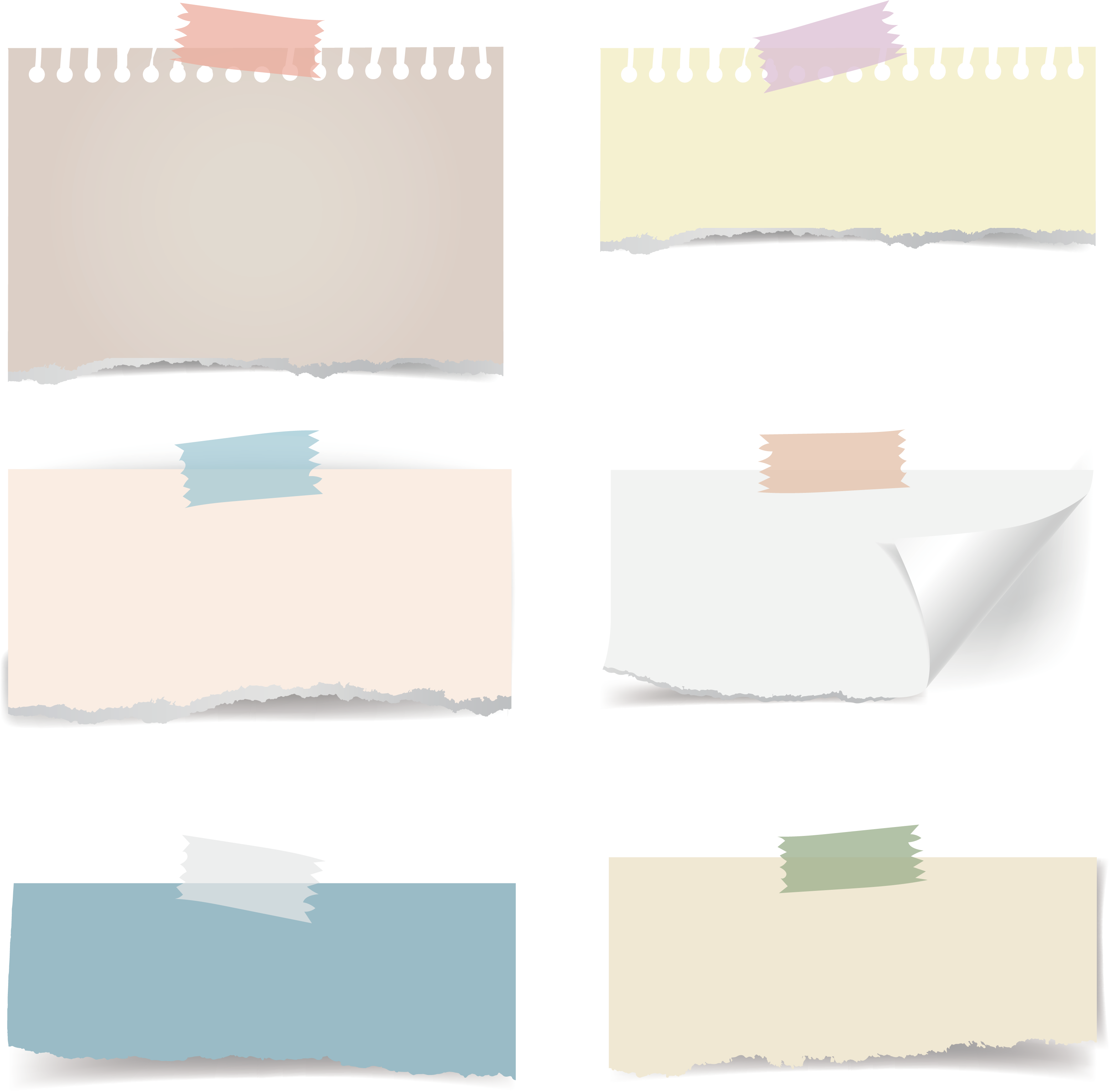 Adhesive Sticker Effect Note Paper Tape Post-It Transparent PNG Image