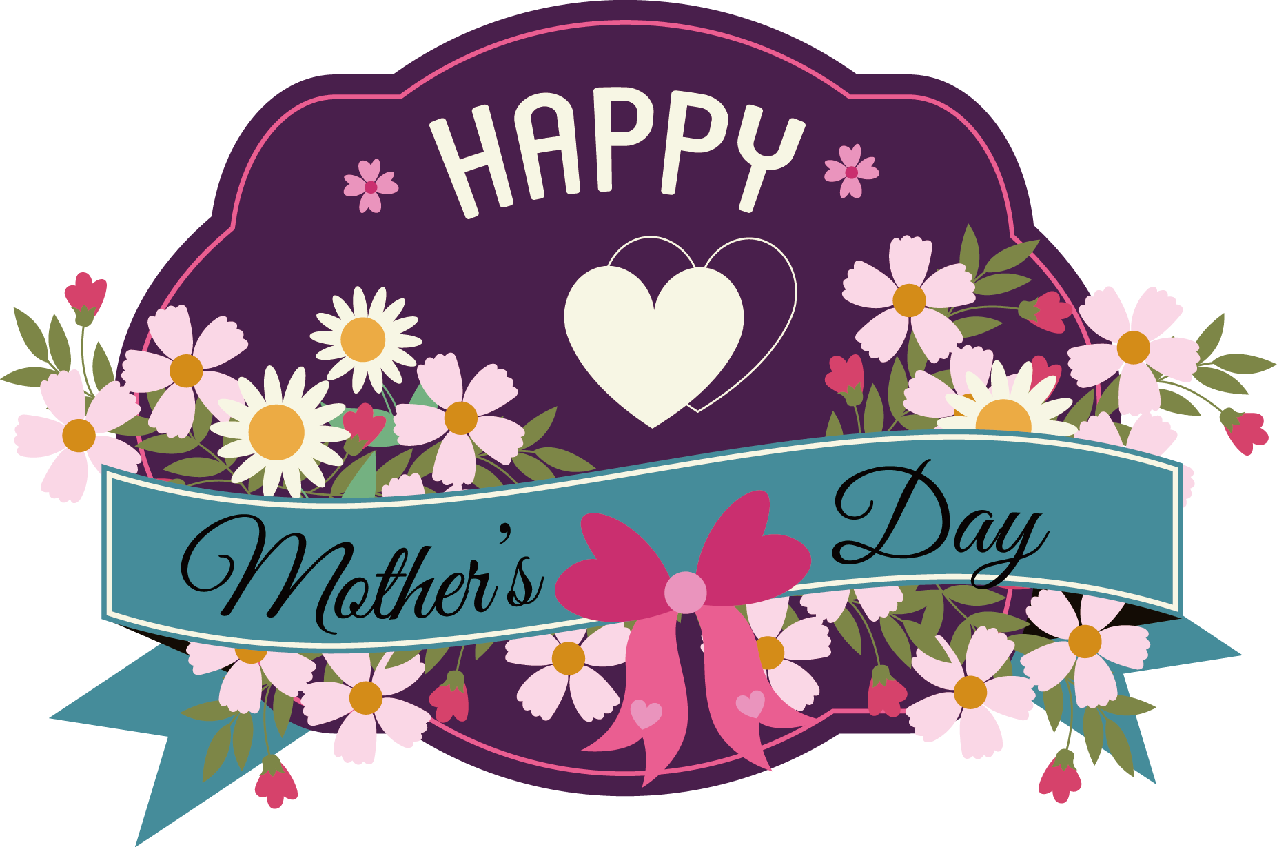 Heart Flower Father Day Mother Download Free Image Transparent PNG Image