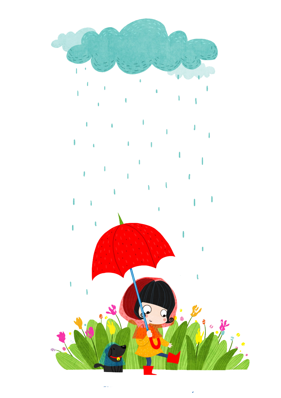 Flower Art Encapsulated Rain Postscript Designer Transparent PNG Image