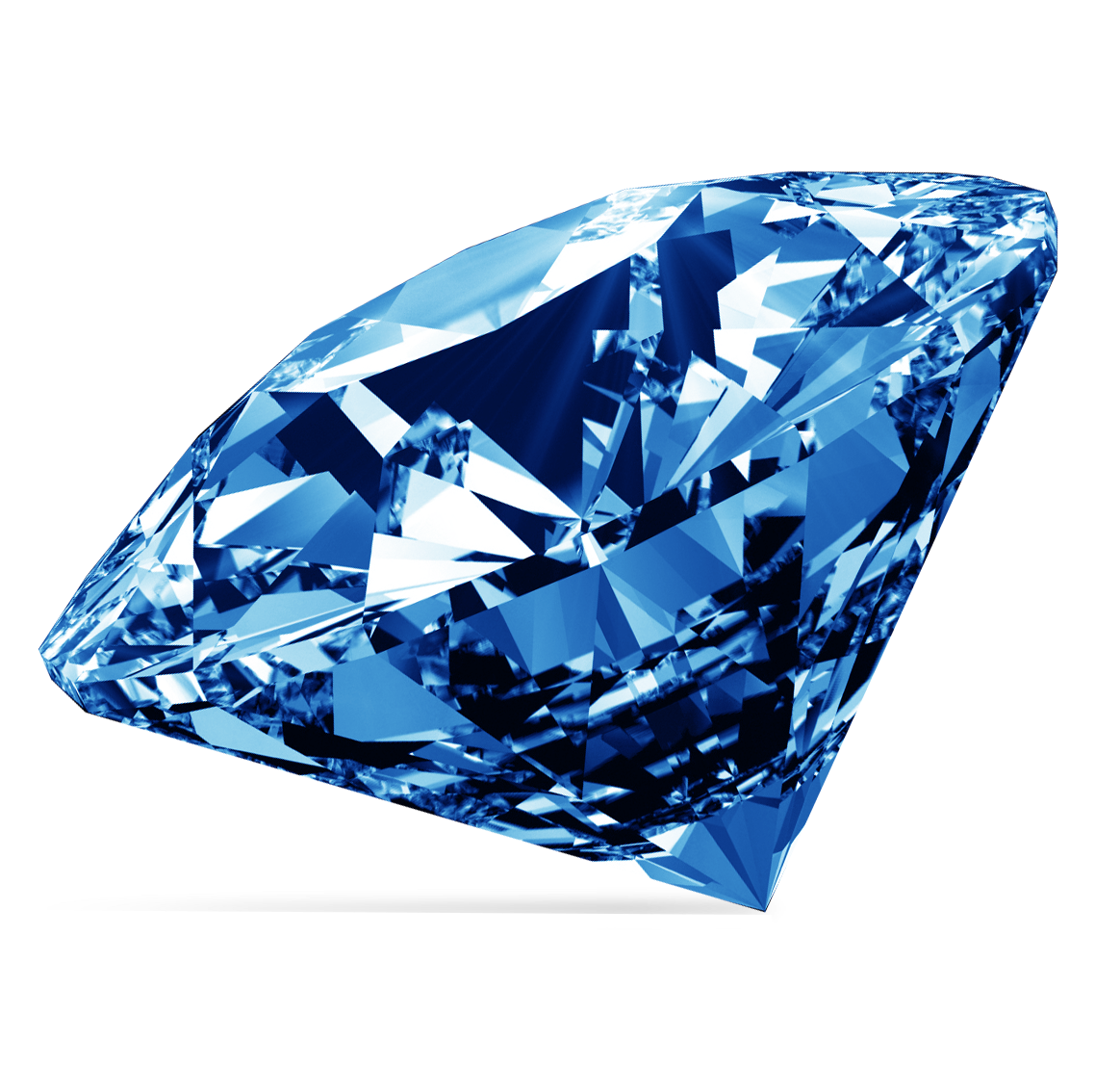 Blue Diamond Gemstone PNG Image High Quality Transparent PNG Image