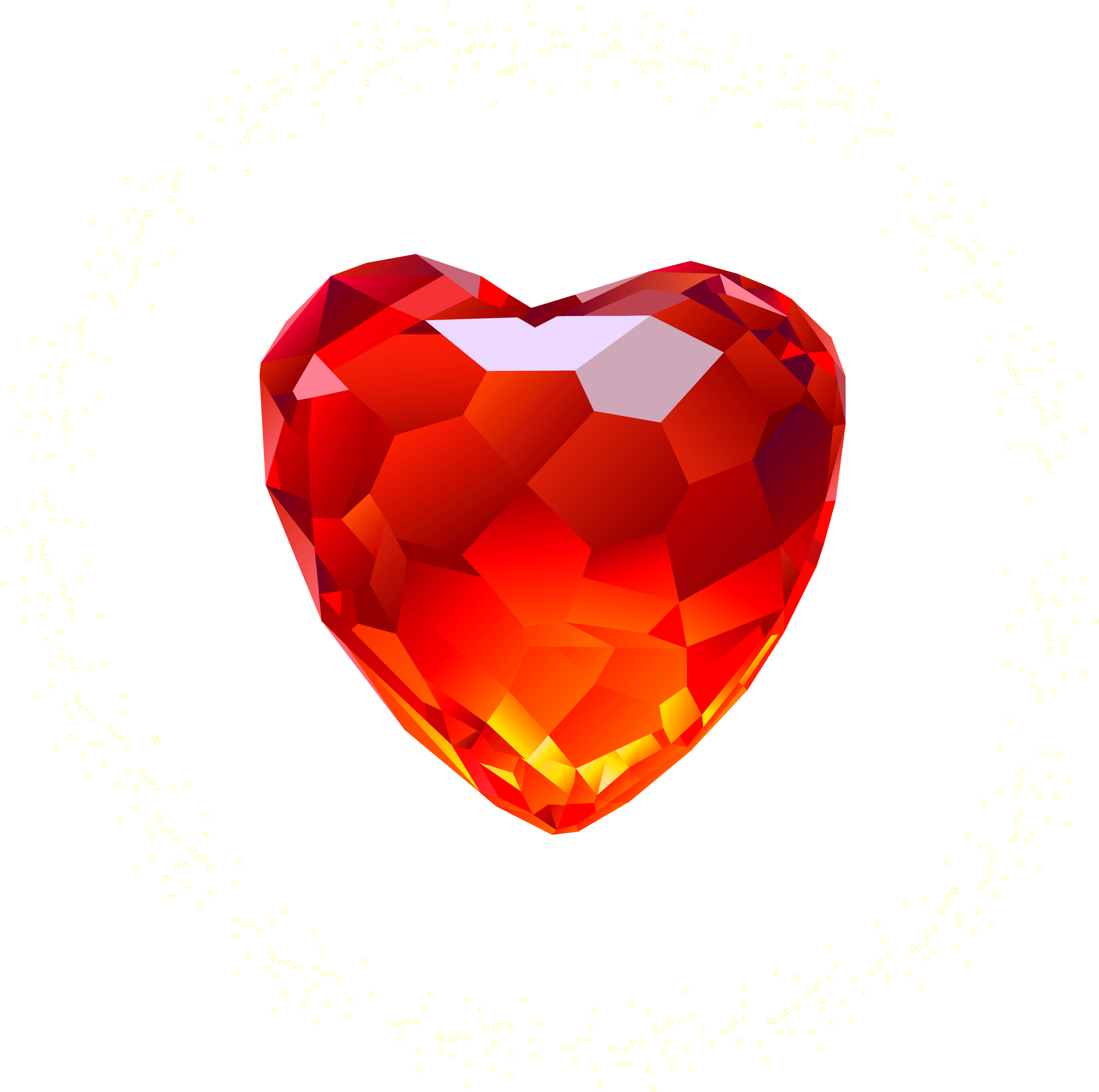 Heart Diamond Png Image Transparent PNG Image