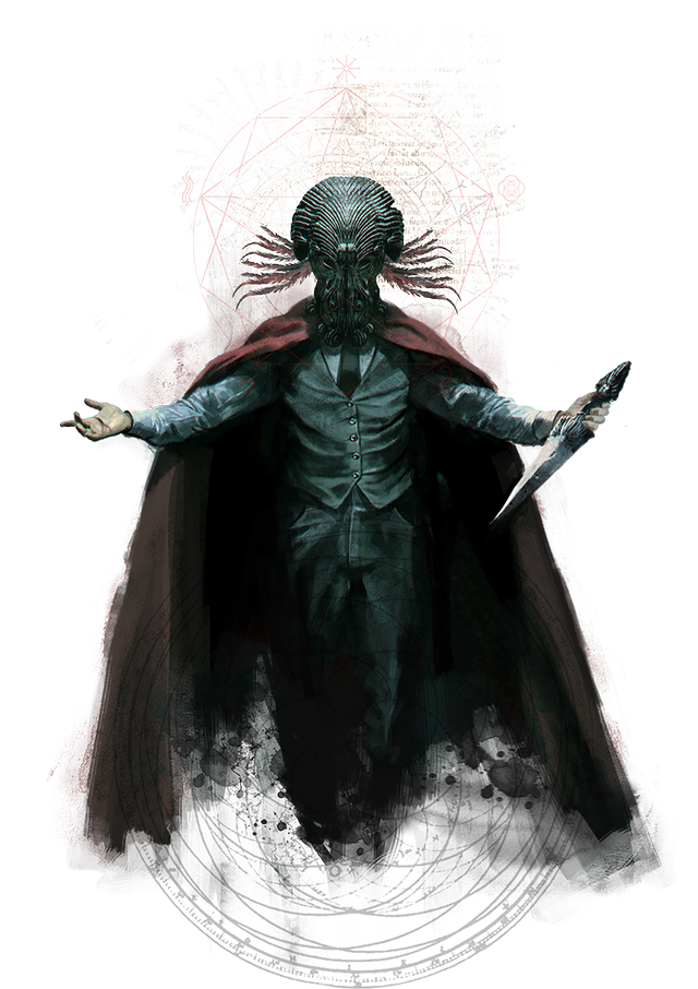 Darkness Of Horror Cthulhu Dunwich Call Costume Transparent PNG Image