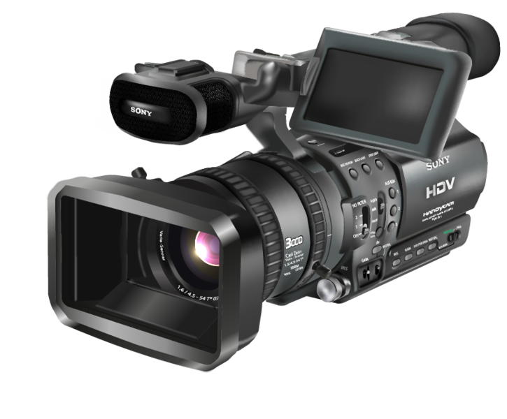 Digital Video Camera Clipart Transparent PNG Image