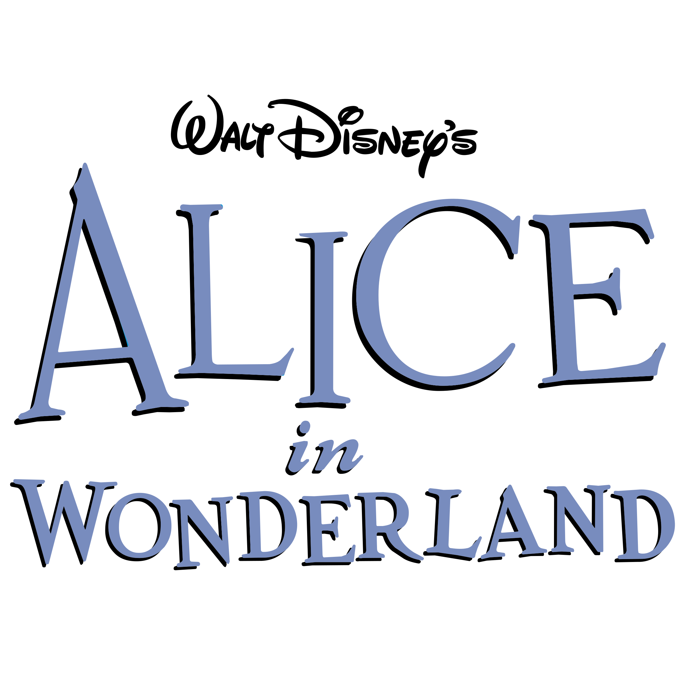 Wonderland Logo Picture Alice In Transparent PNG Image