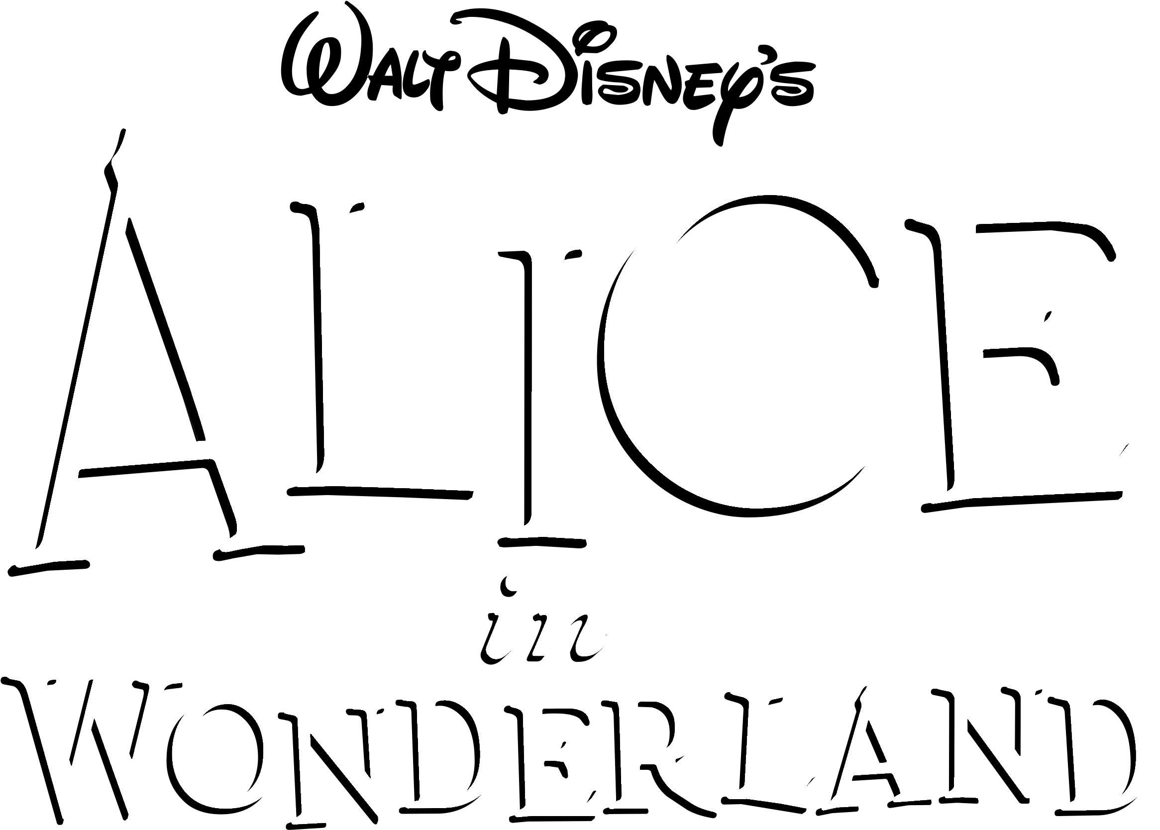 Wonderland Logo Alice Photos In Transparent PNG Image