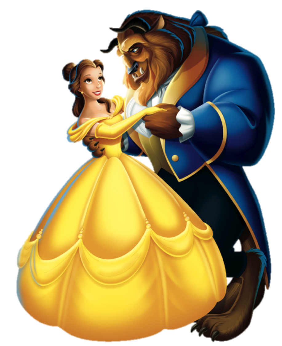 Beauty And The Beast Clipart Transparent PNG Image