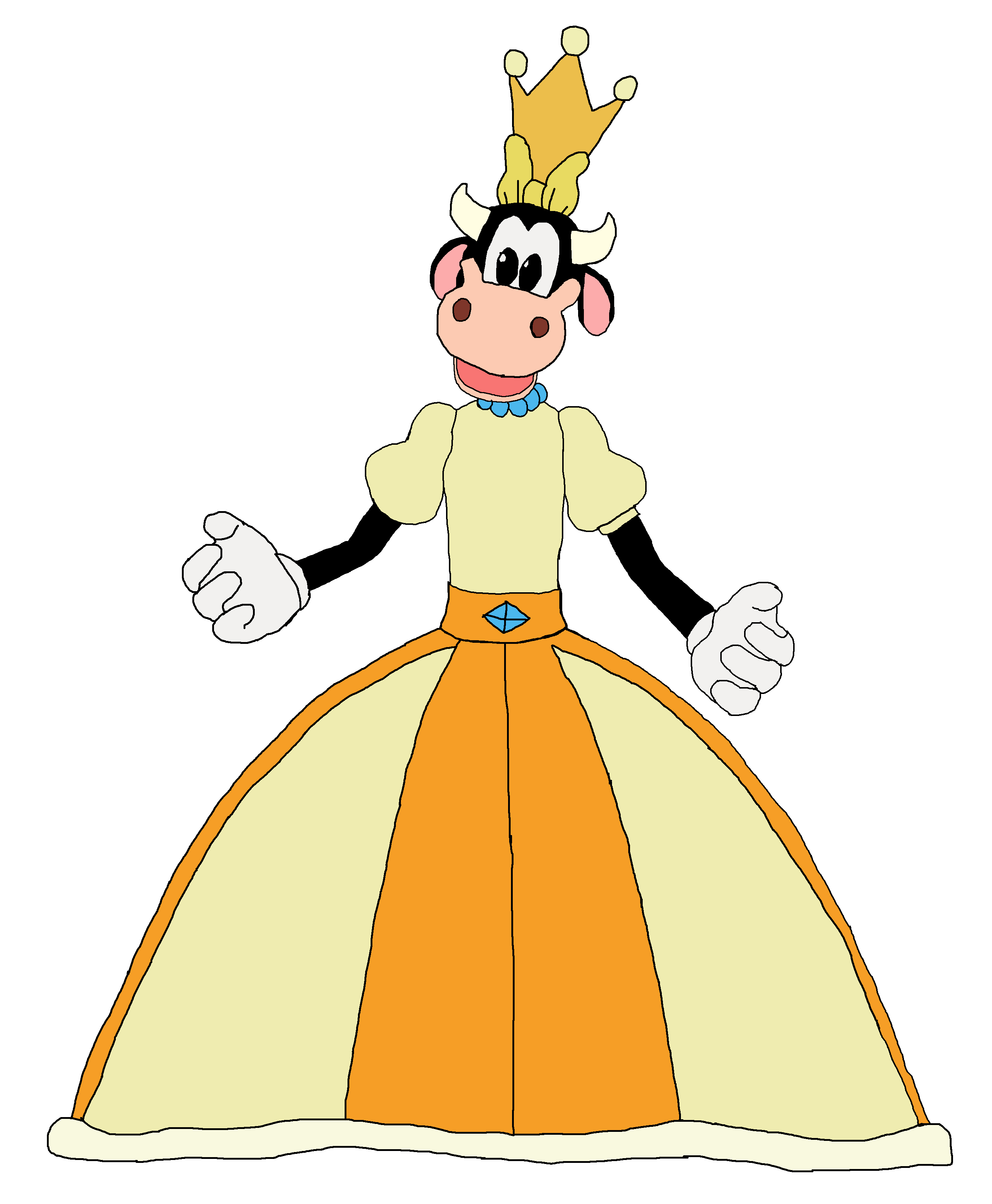 Clarabelle Cow Hd Transparent PNG Image