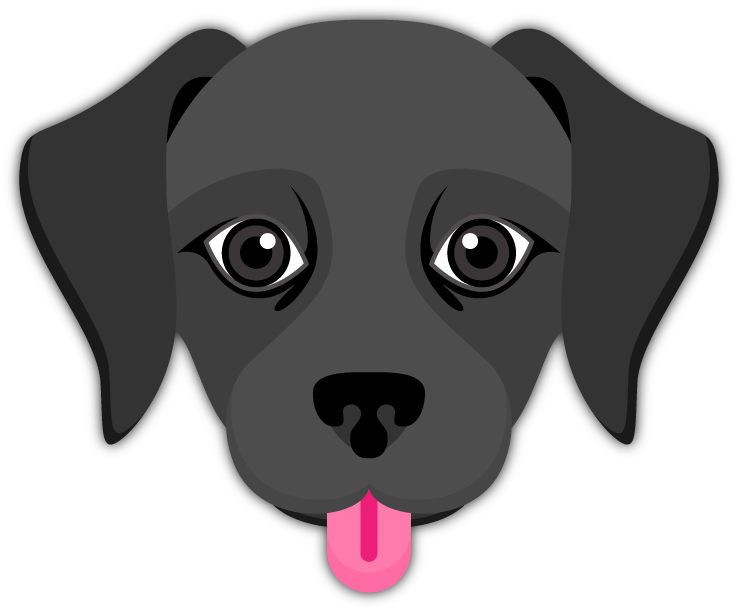 Emoji Black Labrador Dog Download Free Image Transparent PNG Image