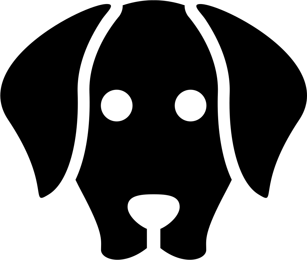 Photos Silhouette Dog Face Free Download PNG HQ Transparent PNG Image