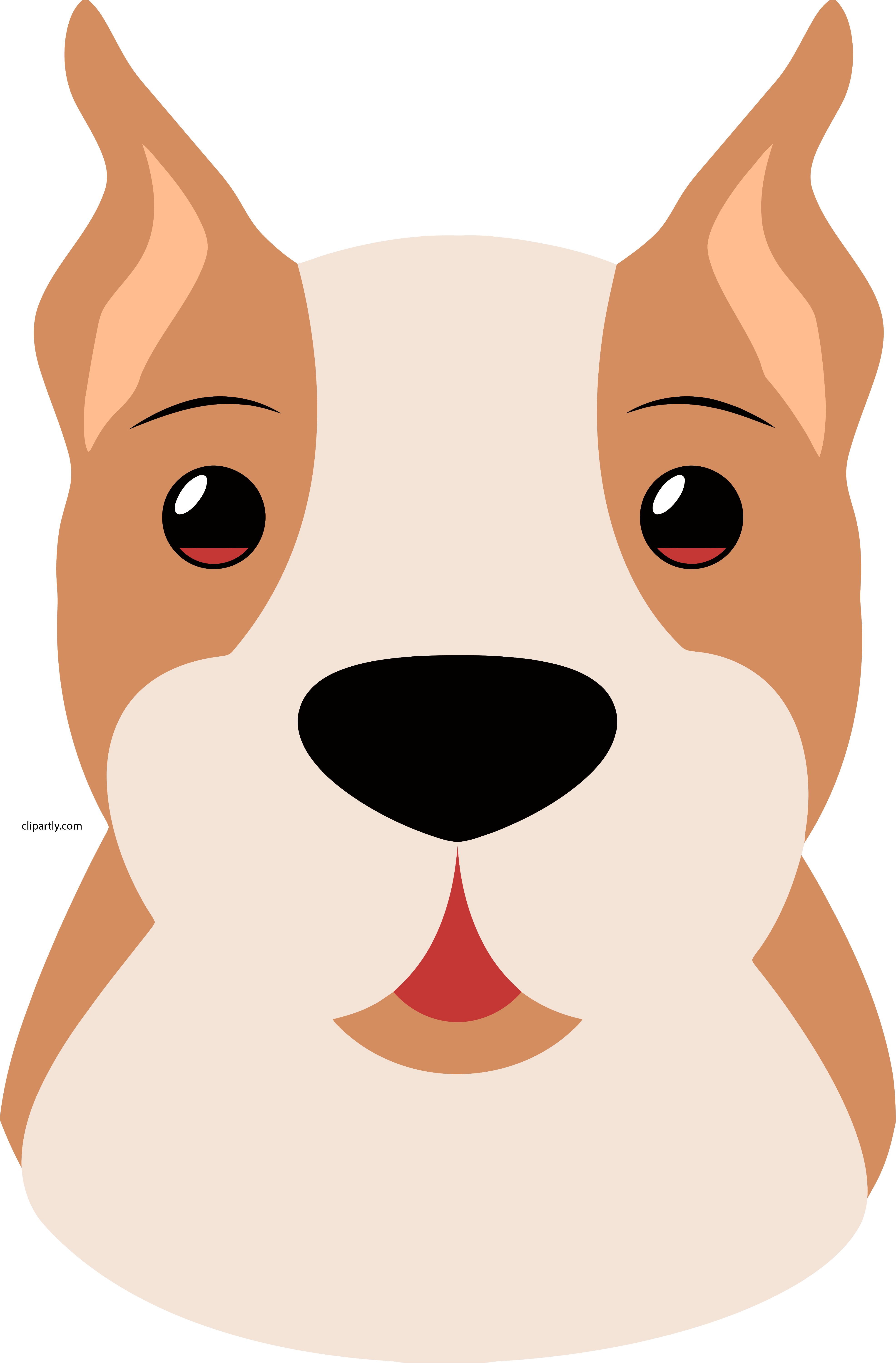 Vector Dog Face Free PNG HQ Transparent PNG Image