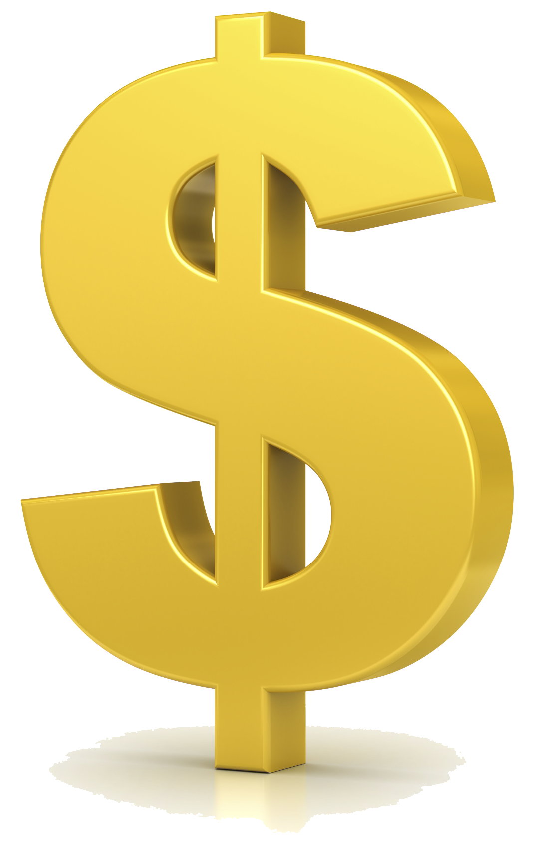 States United Dollar Gold Sign Free Frame Transparent PNG Image