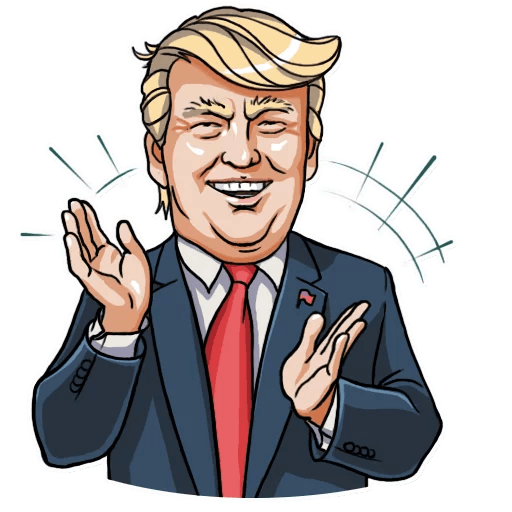 United Trump Humour States Donald Cartoon Man Transparent PNG Image