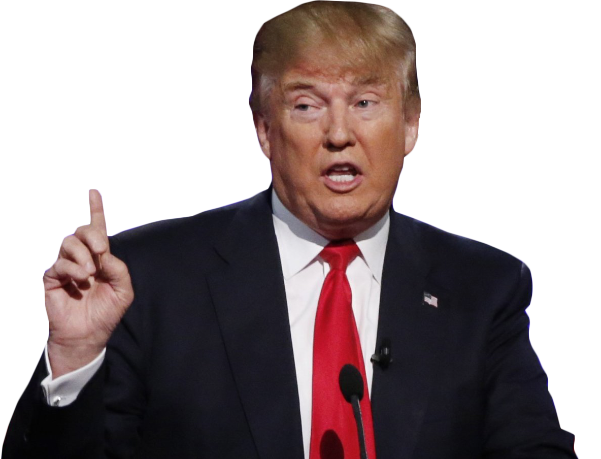 Microphone United Trump Thumb States Donald Presidential Transparent PNG Image