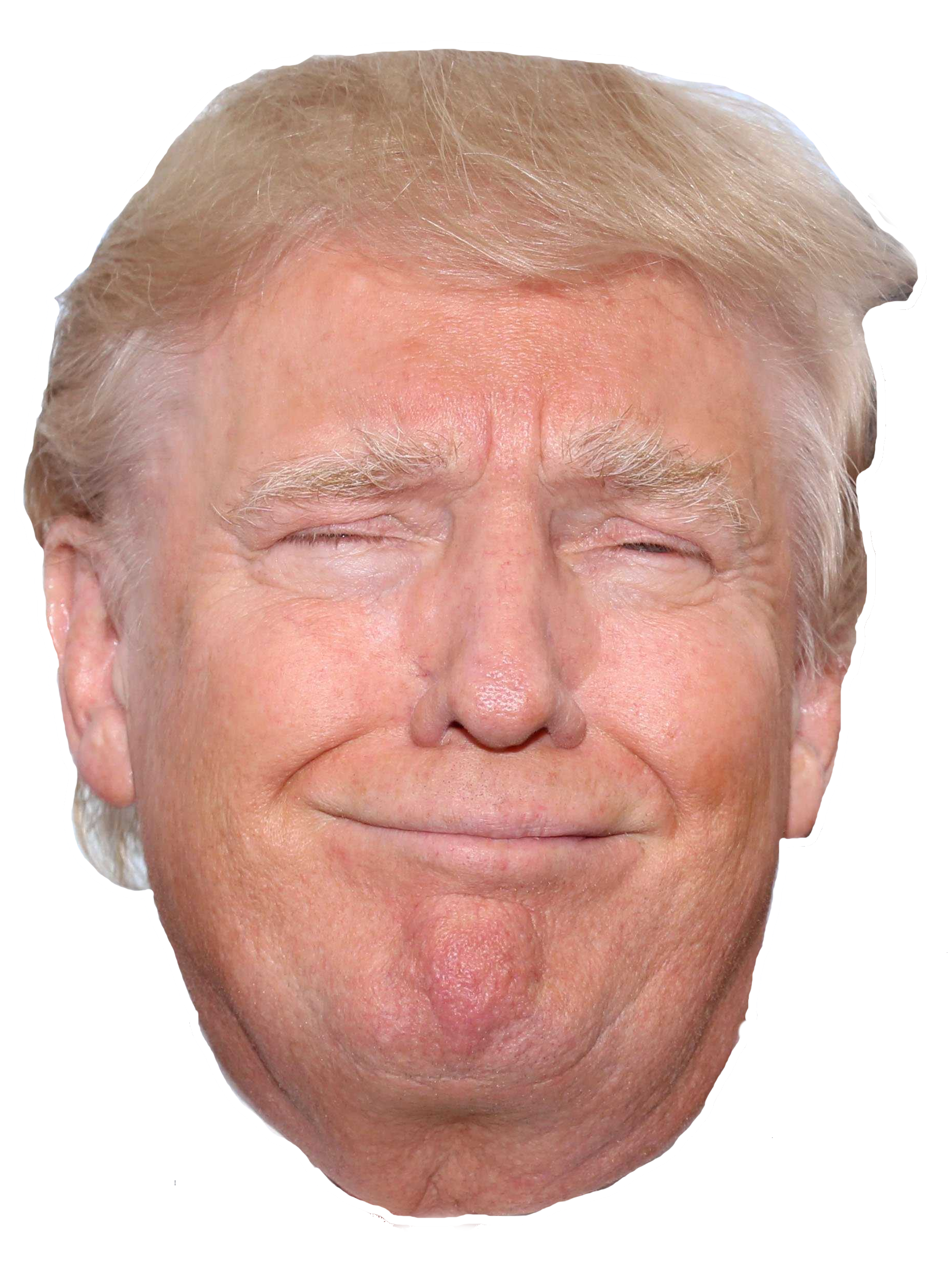 Head United Trump Up States Donald Close Transparent PNG Image