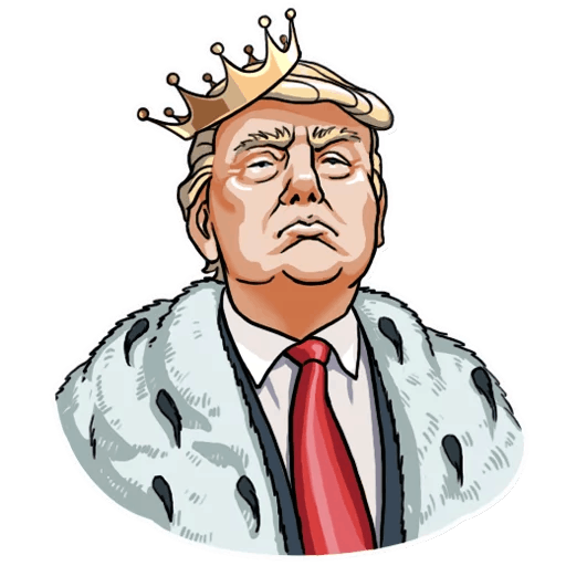 United Trump Sticker States Donald Facial Expression Transparent PNG Image