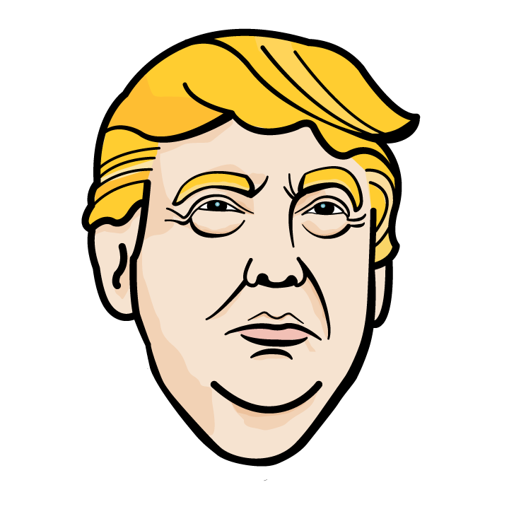 Trump Face Donald Ghostbusters Facial Expression Drawing Transparent PNG Image