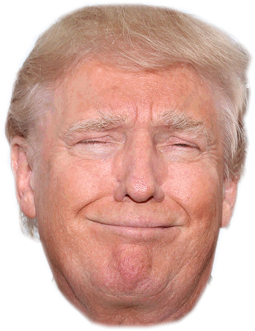 United Trump Cheek Face States Donald Party Transparent PNG Image