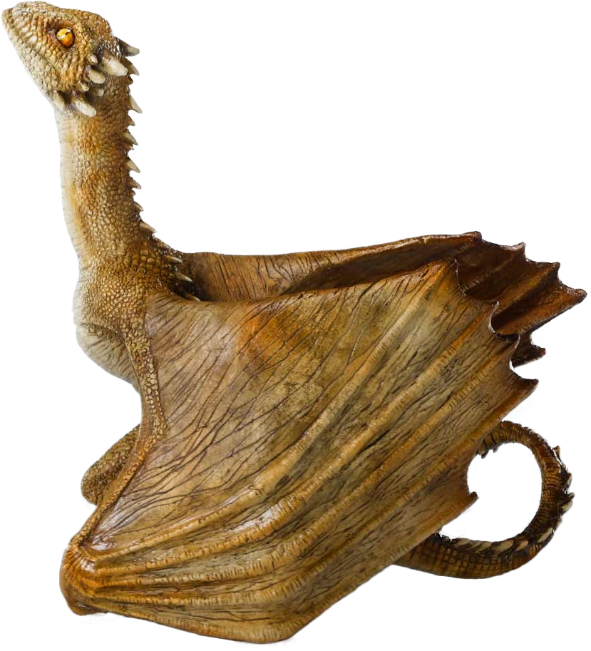 Wood Viserion Figurine Daenerys Drogon Targaryen Transparent PNG Image