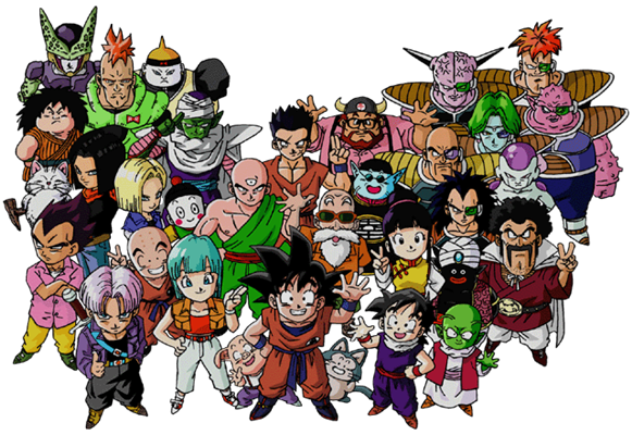 Dragon Ball Z Characters Image Transparent PNG Image