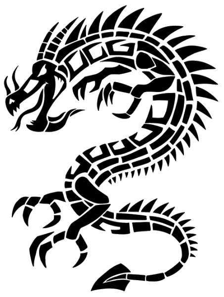 Dragon Tattoos Png Images Transparent PNG Image