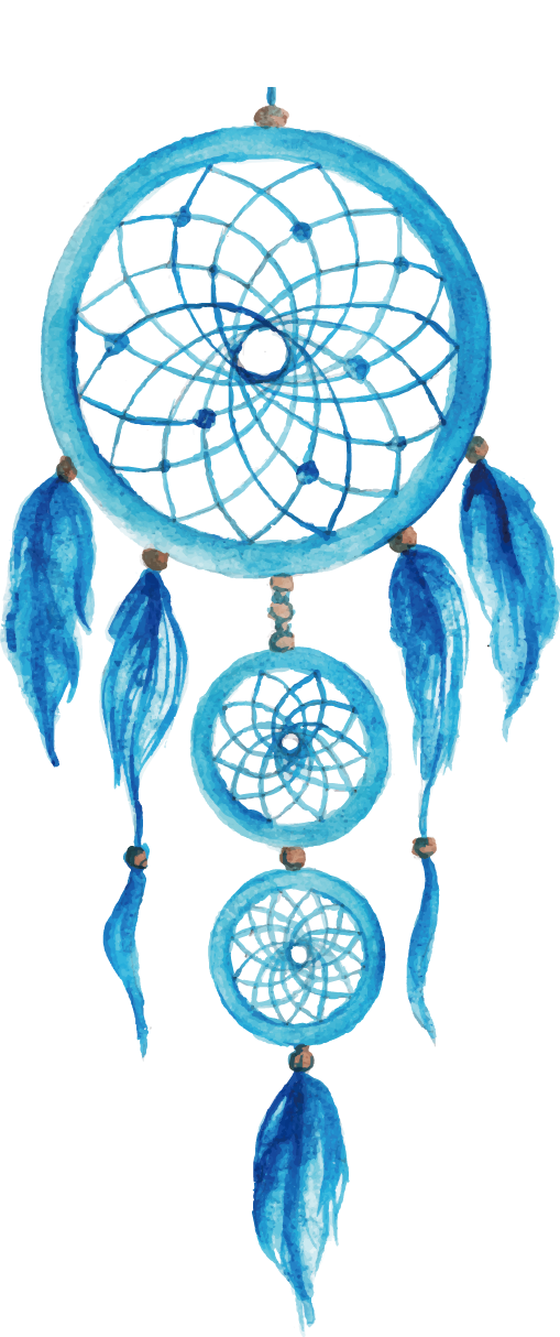 Watercolor Vector Hand-Painted Illustration Dreamcatcher Free Download PNG HQ Transparent PNG Image